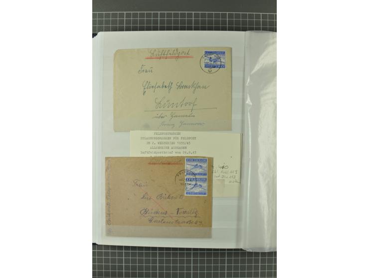 1939/1945, umfangreiche, meist gestempelte und ungebrauchte/postfrische Sammlung von Albanien bis Zara mit vielen kpl. und be