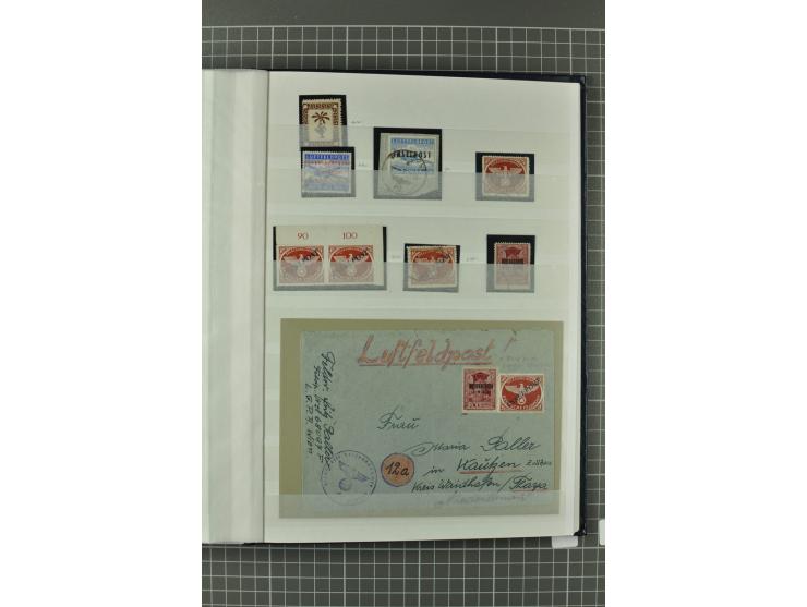 1939/1945, umfangreiche, meist gestempelte und ungebrauchte/postfrische Sammlung von Albanien bis Zara mit vielen kpl. und be