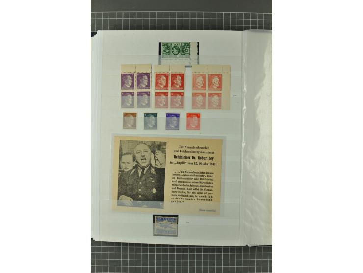 1939/1945, umfangreiche, meist gestempelte und ungebrauchte/postfrische Sammlung von Albanien bis Zara mit vielen kpl. und be