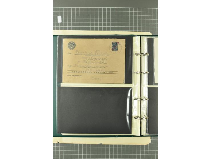 1941, 5 Briefe und Ganzsachen, Mi.-Nr. Vb, 1a, 1b, 3, 3P und U2A, alle beschriftet aber meist nicht gelaufen, für jeden Beleg