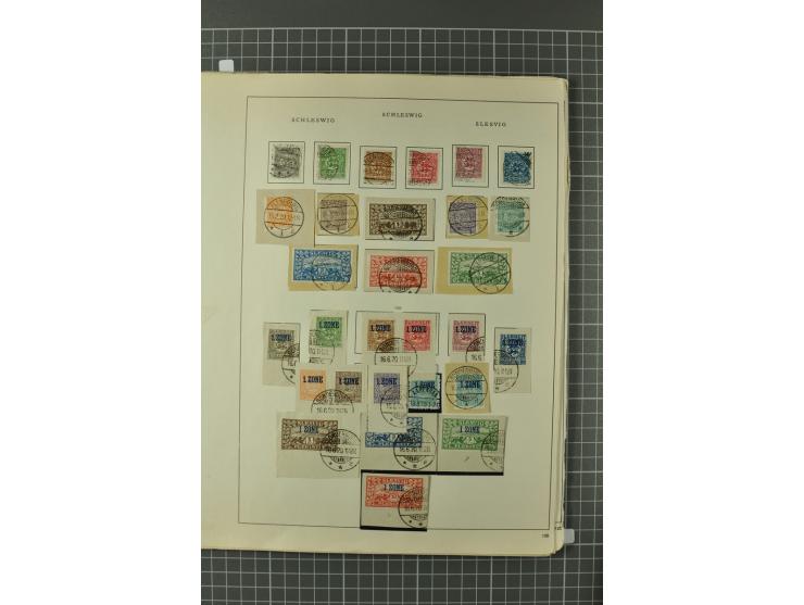 1914/45, Abstimmungsgebiete, Besetzung I. WK. und II. WK, vorwiegend gestempelte Sammlung ab Allenstein mit u.a. Mi.-Nr. 11 I