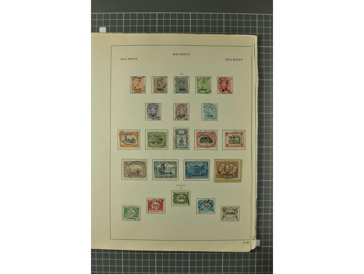 1914/45, Abstimmungsgebiete, Besetzung I. WK. und II. WK, vorwiegend gestempelte Sammlung ab Allenstein mit u.a. Mi.-Nr. 11 I