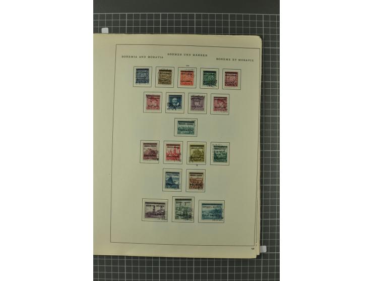 1914/45, Abstimmungsgebiete, Besetzung I. WK. und II. WK, vorwiegend gestempelte Sammlung ab Allenstein mit u.a. Mi.-Nr. 11 I