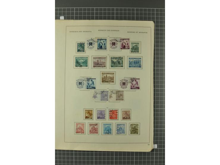 1914/45, Abstimmungsgebiete, Besetzung I. WK. und II. WK, vorwiegend gestempelte Sammlung ab Allenstein mit u.a. Mi.-Nr. 11 I
