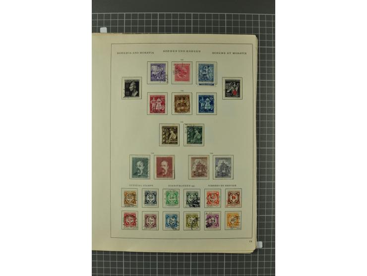 1914/45, Abstimmungsgebiete, Besetzung I. WK. und II. WK, vorwiegend gestempelte Sammlung ab Allenstein mit u.a. Mi.-Nr. 11 I