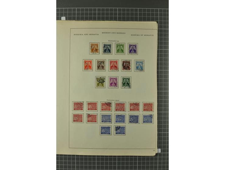 1914/45, Abstimmungsgebiete, Besetzung I. WK. und II. WK, vorwiegend gestempelte Sammlung ab Allenstein mit u.a. Mi.-Nr. 11 I