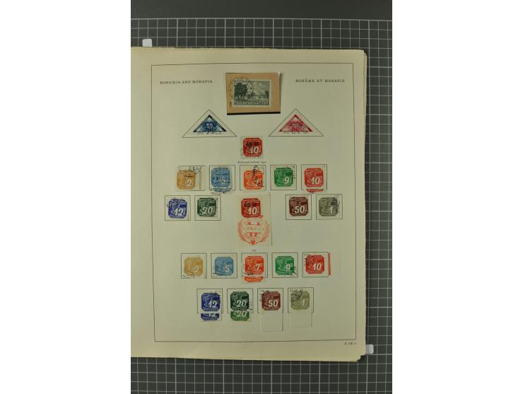 1914/45, Abstimmungsgebiete, Besetzung I. WK. und II. WK, vorwiegend gestempelte Sammlung ab Allenstein mit u.a. Mi.-Nr. 11 I