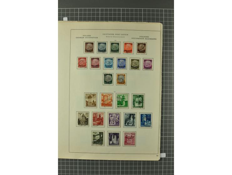 1914/45, Abstimmungsgebiete, Besetzung I. WK. und II. WK, vorwiegend gestempelte Sammlung ab Allenstein mit u.a. Mi.-Nr. 11 I