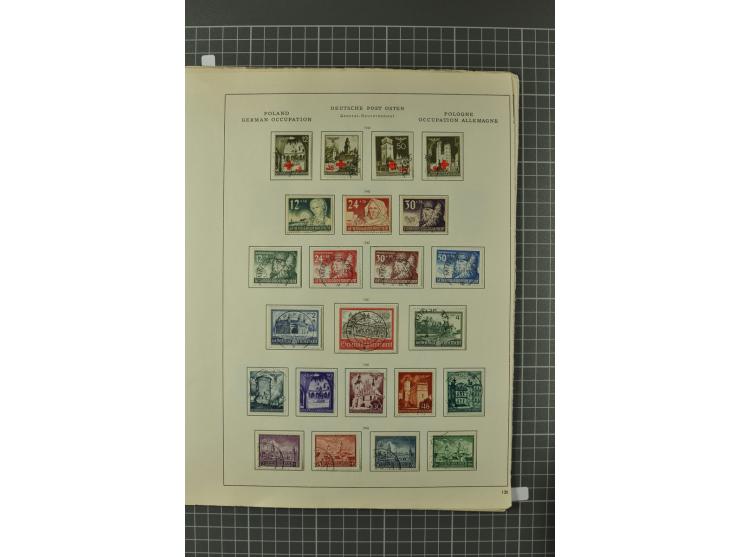 1914/45, Abstimmungsgebiete, Besetzung I. WK. und II. WK, vorwiegend gestempelte Sammlung ab Allenstein mit u.a. Mi.-Nr. 11 I