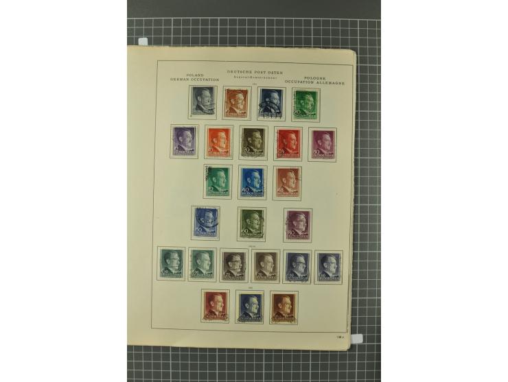 1914/45, Abstimmungsgebiete, Besetzung I. WK. und II. WK, vorwiegend gestempelte Sammlung ab Allenstein mit u.a. Mi.-Nr. 11 I