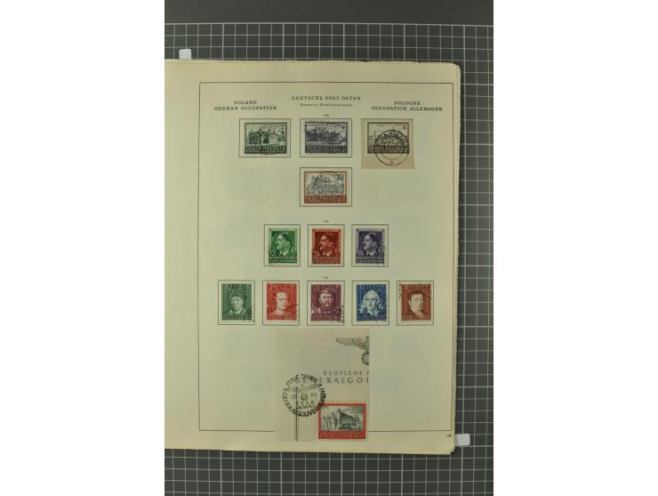 1914/45, Abstimmungsgebiete, Besetzung I. WK. und II. WK, vorwiegend gestempelte Sammlung ab Allenstein mit u.a. Mi.-Nr. 11 I