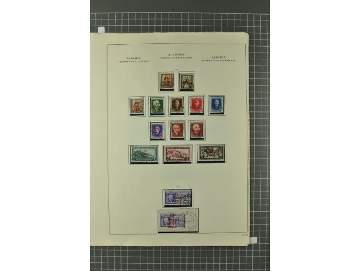 1914/45, Abstimmungsgebiete, Besetzung I. WK. und II. WK, vorwiegend gestempelte Sammlung ab Allenstein mit u.a. Mi.-Nr. 11 I