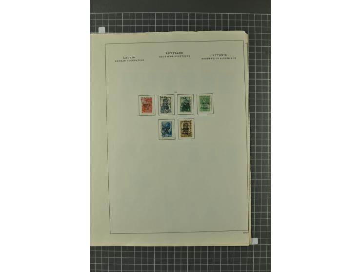 1914/45, Abstimmungsgebiete, Besetzung I. WK. und II. WK, vorwiegend gestempelte Sammlung ab Allenstein mit u.a. Mi.-Nr. 11 I