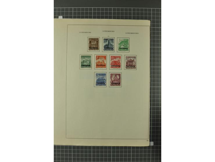 1914/45, Abstimmungsgebiete, Besetzung I. WK. und II. WK, vorwiegend gestempelte Sammlung ab Allenstein mit u.a. Mi.-Nr. 11 I