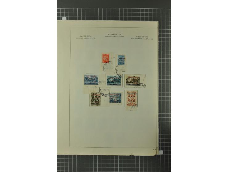 1914/45, Abstimmungsgebiete, Besetzung I. WK. und II. WK, vorwiegend gestempelte Sammlung ab Allenstein mit u.a. Mi.-Nr. 11 I