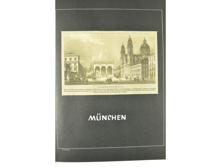 1790/1900 (ca.), ungewöhnliche 3bändige Sammlung, nach Orten aufgebaut, meist Vorphila und Privatpost mit einigen besseren Be
