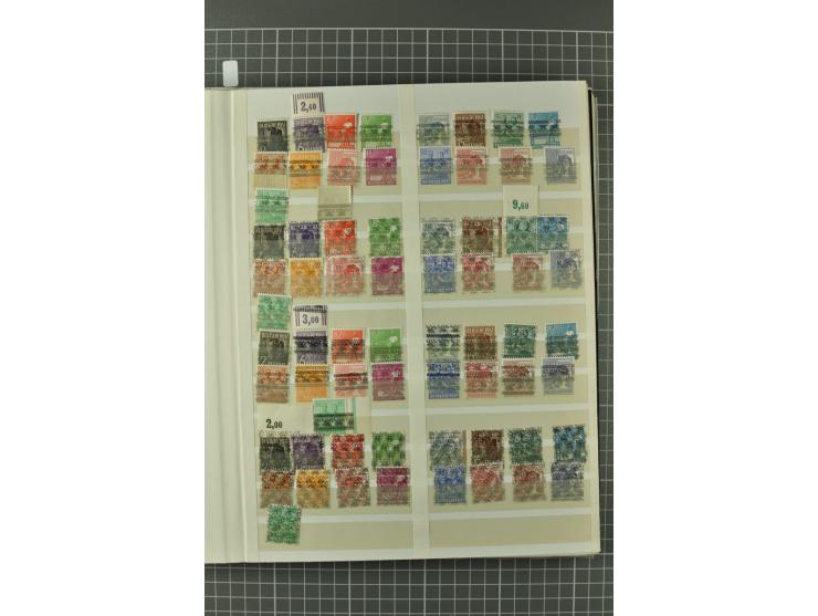 1945/59, ungebrauchte, postfrische und gestempelte Sammlung mit einer Vielzahl an guten Werten, dabei Franz. Zone sowie Bunde
