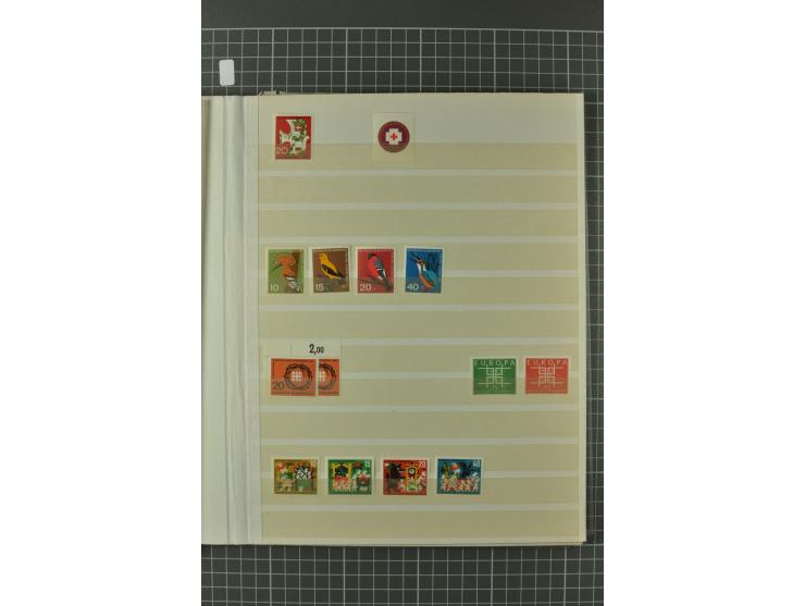 1945/59, ungebrauchte, postfrische und gestempelte Sammlung mit einer Vielzahl an guten Werten, dabei Franz. Zone sowie Bunde