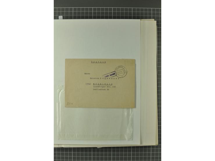1945/59, ungebrauchte, postfrische und gestempelte Sammlung mit einer Vielzahl an guten Werten, dabei Franz. Zone sowie Bunde