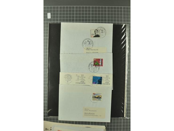 1945/59, ungebrauchte, postfrische und gestempelte Sammlung mit einer Vielzahl an guten Werten, dabei Franz. Zone sowie Bunde