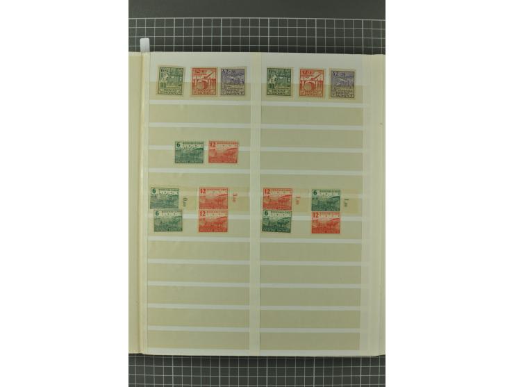 1945/59, ungebrauchte, postfrische und gestempelte Sammlung mit einer Vielzahl an guten Werten, dabei Franz. Zone sowie Bunde