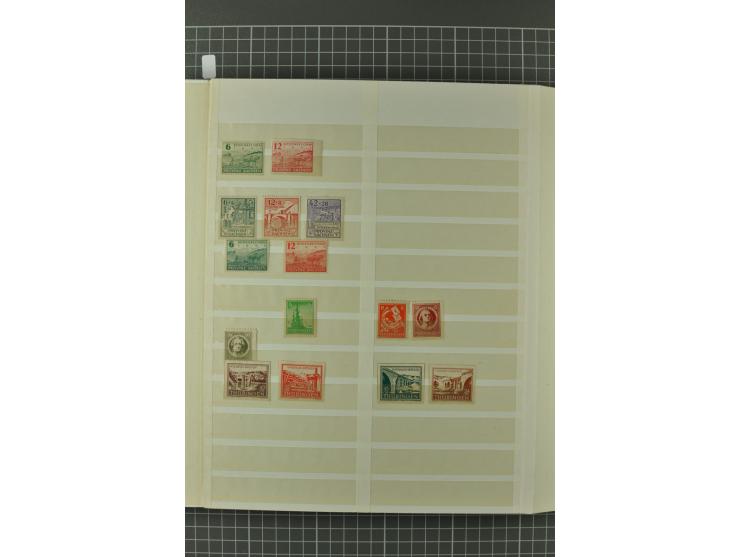 1945/59, ungebrauchte, postfrische und gestempelte Sammlung mit einer Vielzahl an guten Werten, dabei Franz. Zone sowie Bunde