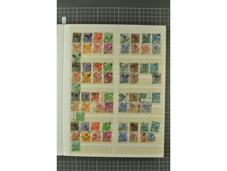 1945/59, ungebrauchte, postfrische und gestempelte Sammlung mit einer Vielzahl an guten Werten, dabei Franz. Zone sowie Bunde