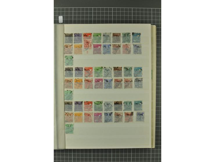 1945/59, ungebrauchte, postfrische und gestempelte Sammlung mit einer Vielzahl an guten Werten, dabei Franz. Zone sowie Bunde