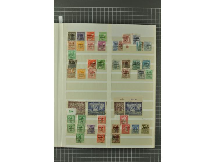 1945/59, ungebrauchte, postfrische und gestempelte Sammlung mit einer Vielzahl an guten Werten, dabei Franz. Zone sowie Bunde