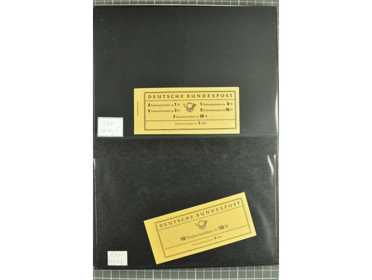 1945/88, postfrische, ungebrauchte und gestempelte Partie mit Französische Zone Mi.-Nr. 8bxZw, 9bxZw, Bizone mit 13Cz, 13Ey, 