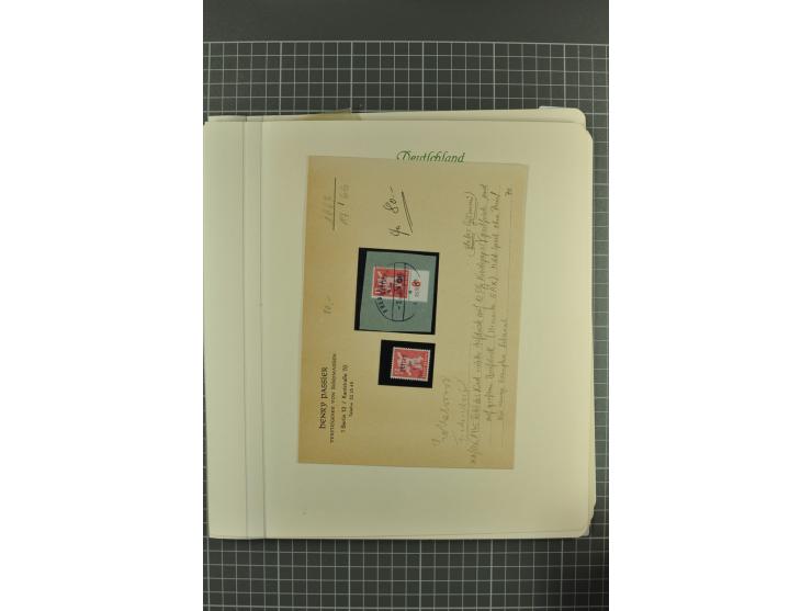1945/46, Apolda bis Straußberg, interessante Sammlung inkl. etwas Sächsische Schwärzungen und Doubletten mit einigen besseren