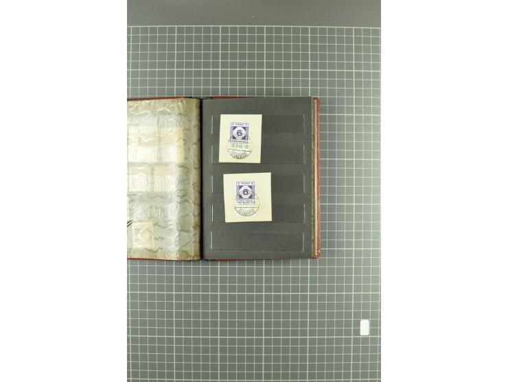 1945/46, Apolda bis Straußberg, interessante Sammlung inkl. etwas Sächsische Schwärzungen und Doubletten mit einigen besseren