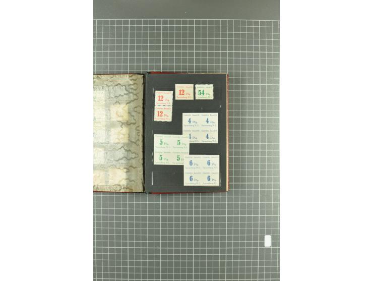 1945/46, Apolda bis Straußberg, interessante Sammlung inkl. etwas Sächsische Schwärzungen und Doubletten mit einigen besseren