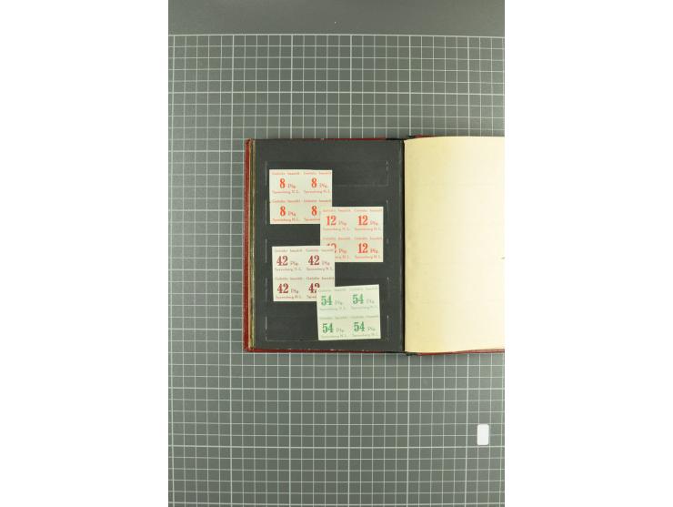1945/46, Apolda bis Straußberg, interessante Sammlung inkl. etwas Sächsische Schwärzungen und Doubletten mit einigen besseren