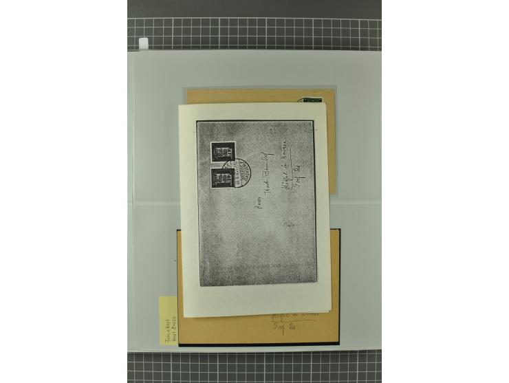 1945/48, umfangreiche Sammlung Altdöbern bis Wurzen mit ca. 280 Briefen, Karten und Ganzsachenkarten inkl. Barfreimachung und
