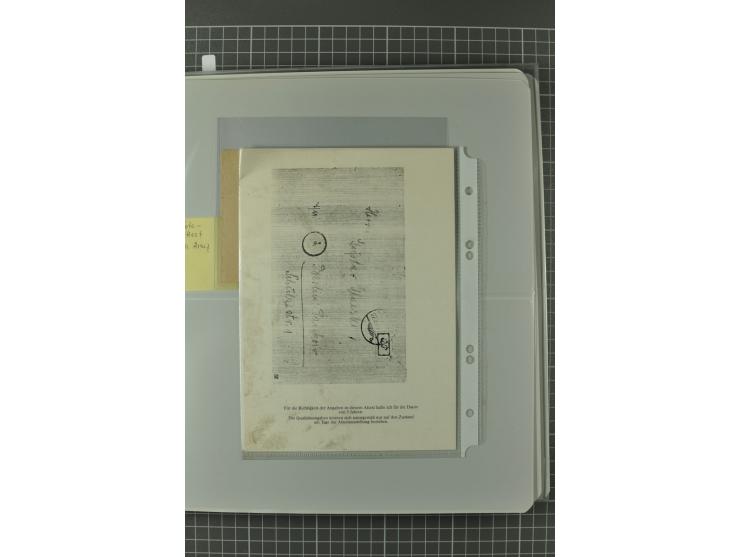 1945/48, umfangreiche Sammlung Altdöbern bis Wurzen mit ca. 280 Briefen, Karten und Ganzsachenkarten inkl. Barfreimachung und