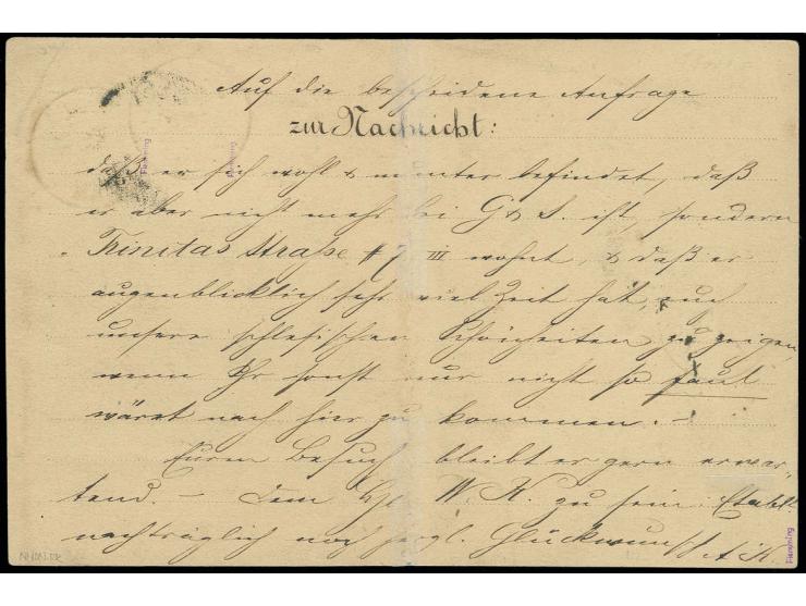 ½ Gr. ziegelrot in wertstufengleicher Mischfrankatur mit NDP ½ Gr. gezähnt, beide Marken in ursprünglicher Frische, einwandfr