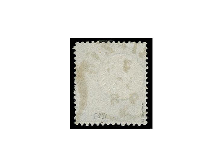 2 Gr. grauultramarin mit  ca. 3 mm. nach rechts versetzter Zähnung, unten weiße Zähne vom Bogenrand, mit Sachsen-DKr. "LEIPZI