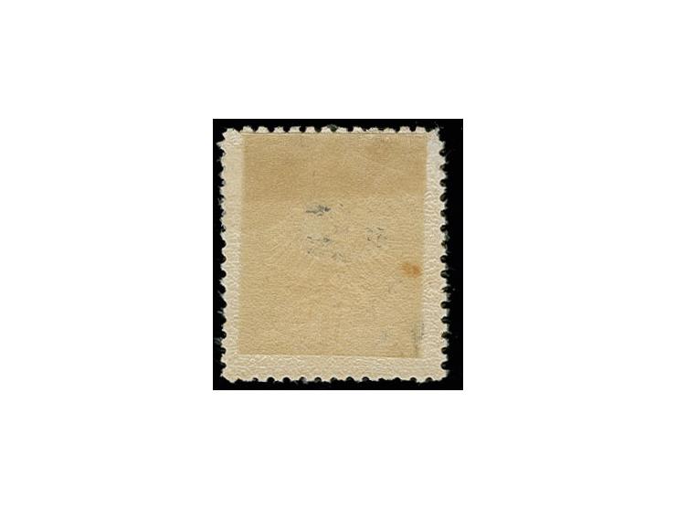½ Gr. orange, besonders farbfrisch, gut geprägt und üblich gezähnt, ungebraucht, Kabinett, Fotoattest Krug BPP (Mi. 1.500,-)