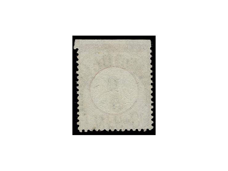 1 Gr. karmin oben ungezähnt mit Teil der darüber befindlichen Marke, mit Preußen-EKr. "KÖNIGSBERG PR. 6 5", Pracht, laut Foto