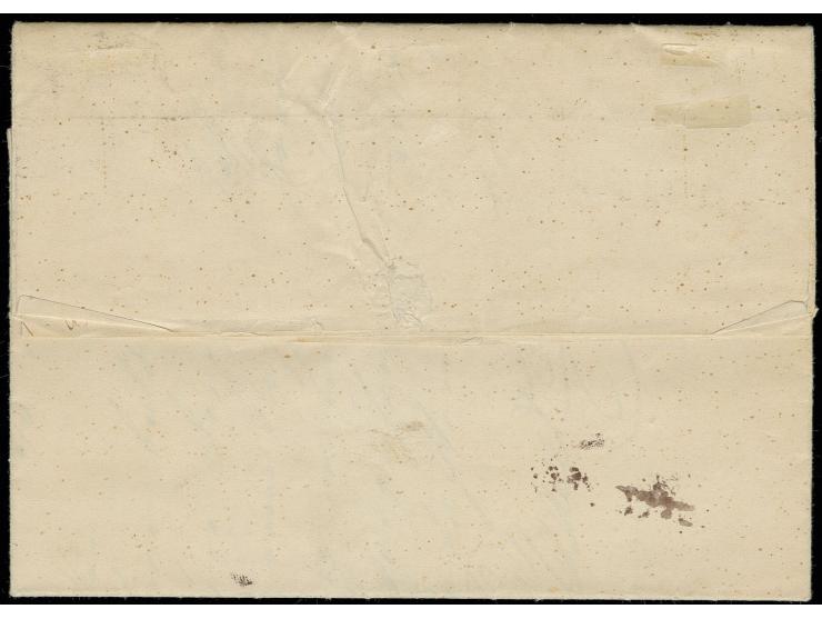 1 Gr. rosa im waagerechten Paar  in Mischfrankatur mit 5 Pfge. violett mit Ra2 "STETTIN STADT-POST-EXP. No.1A/ 4 2 75" auf kp