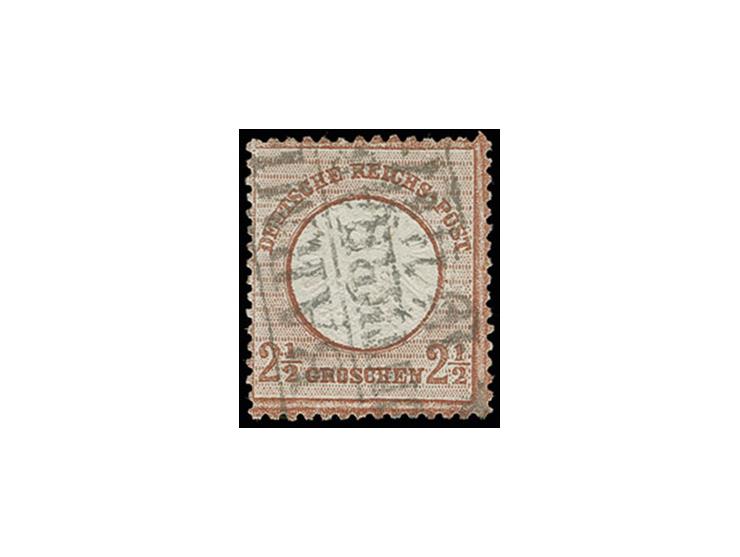 2½ Gr. rotbraun mit Ra3 "BARMEN UNTERBARMEN 19.11.", tadellos, Fotoattest Krug BPP