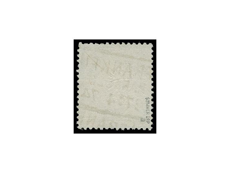 1 Kr. gelblichgrün mit stark nach links verschobener Prägung, mit Ra3 "FRANKFURT A.M. / HANAUER BAHNH. / 27/4 74", etwas unre