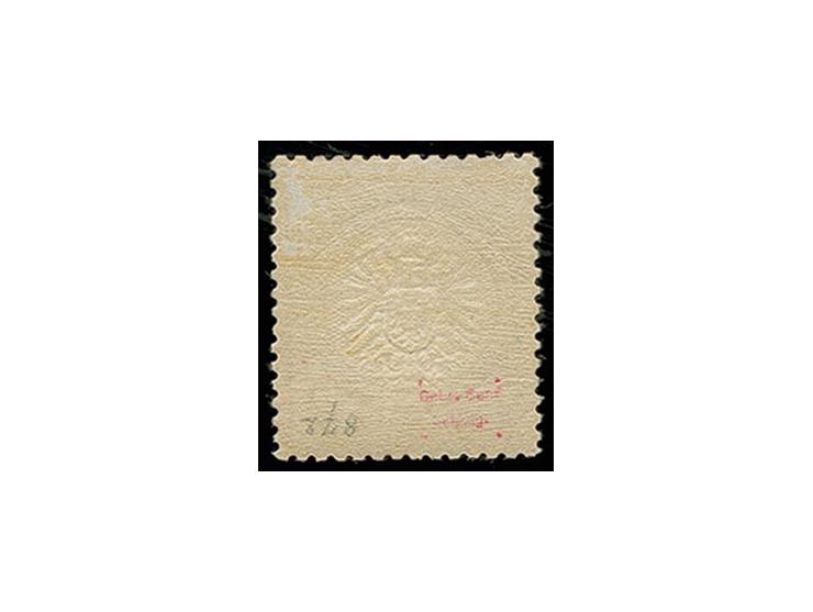9 Kr. rötlichbraun, farbfrisch in dunkler Nuance, gut geprägt und gezähnt, ungebraucht, tadellos, sign. Gebr. Senf, Fotoattes