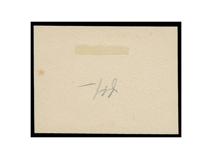 5 M. in Type I mit zentrischem Stempel "BRAUNSCHWEIG 29.3.02" auf Briefstück, rechts ein Zahn Stockpunkt, sonst tadellos, Fot