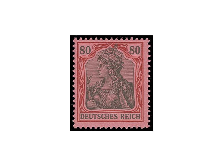80 Pfg. postfrisch, tadellos, Fotoattest Jäschke-L. BPP (Mi. 1.000,-)