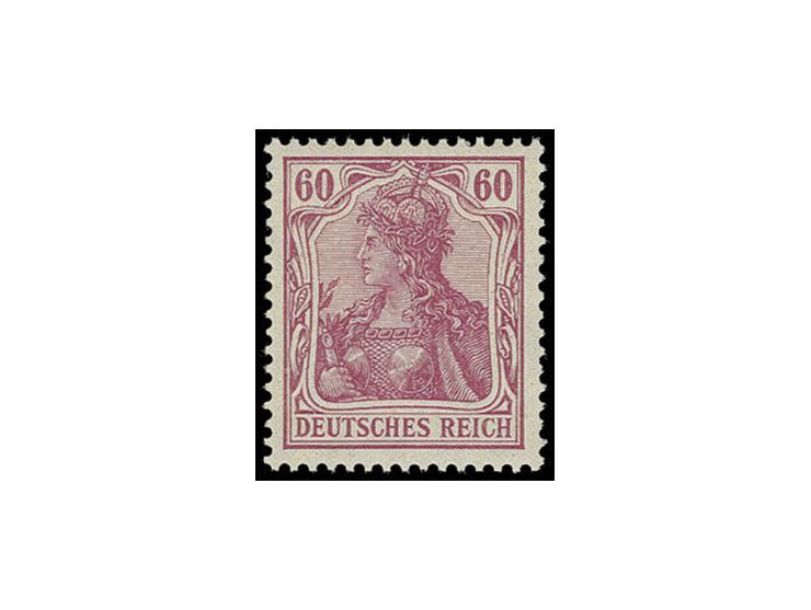 60 Pfg. dunkellila, postfrisch, tadellos, Fotoattest Jäschke-L. BPP (Mi. 900,-)