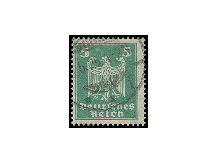 5 Pfg. mit liegendem Wasserzeichen, sauber gestempelt, Kabinett, eine sehr seltene Marke, Fotoattest Schlegel BPP