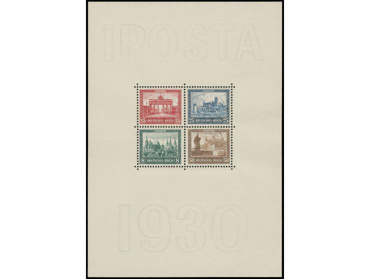 Iposta-Block, postfrisch, Kabinett, Fotoattest Schlegel BPP