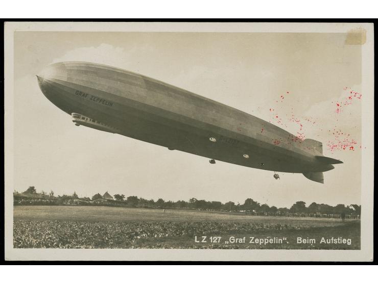 1 M., sauber mit Bordpoststempel auf Karte der Polarfahrt 1931 nach Visby, Kabinett, selten, Fotoattest Schlegel BPP